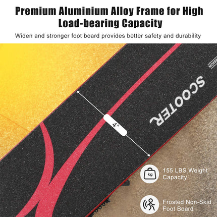 Folding Kick Scooter for Kids, 2 Flash Wheels Deluxe Aluminum - GoplusUS