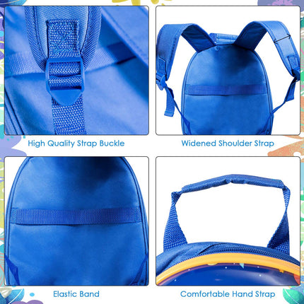 Kids Luggage Set, 12" & 18" Kids Carry On Luggage Set - GoplusUS