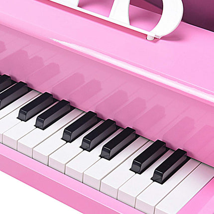 Classical Kids Piano, 30 Keys Wood Toy Grand Piano - GoplusUS