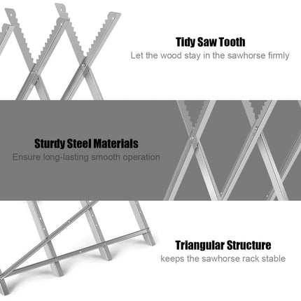 Portable Folding Sawhorse