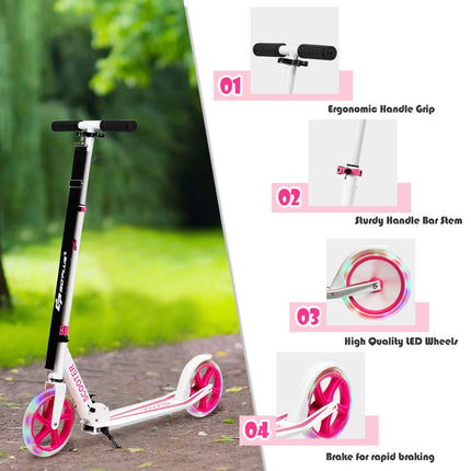 Folding Kick Scooter for Kids and Teens - GoplusUS