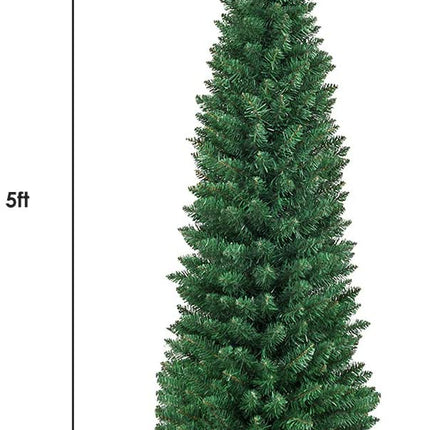 Pencil Christmas Tree, Artificial Slim Skinny Tree - GoplusUS