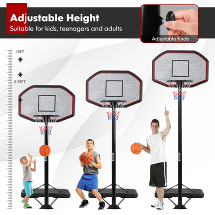 Goplus Portable Basketball Hoop Outdoor
