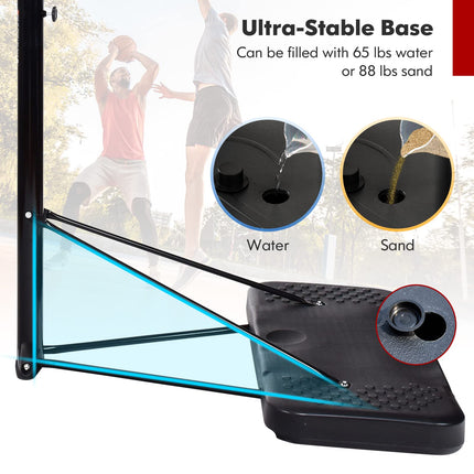 Goplus Portable Basketball Hoop Outdoor