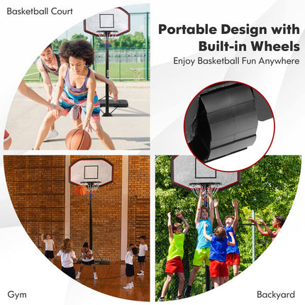 Goplus Portable Basketball Hoop Outdoor