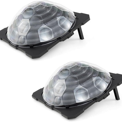 Goplus Solar Pool Heater Above Ground with Rotatable Hose Connectors and Foldable Legs