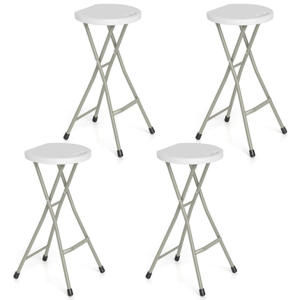 Goplus Folding Stool, 28 inch Foldable Camping Stool for Adults with 330 lb Capacity