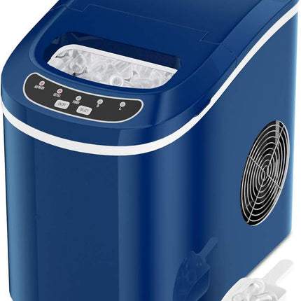 Portable Ice Maker Countertop, Electric Ice Maker with Easy Operated Panel