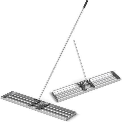 Goplus 46" x 10" Heavy Duty Level Lawn Tool w/ Ergonomic Handle for Soil