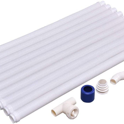 Automatic Swimming Pool Cleaner Set with 32'6" Hoses Climb Wall Pool Sweeper for In-ground - GoplusUS
