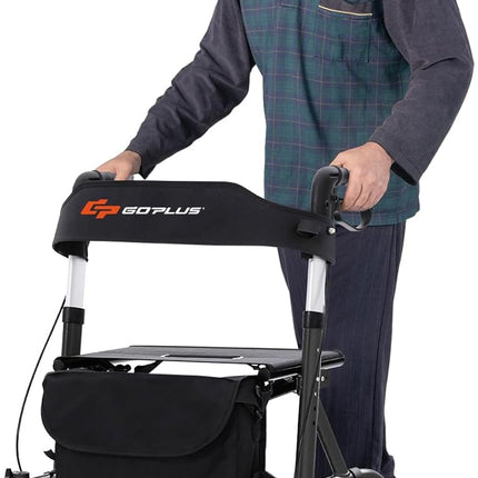 Goplus Rollator Walkers for Seniors with Seat