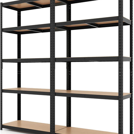 Goplus 5 Tier Adjustable Garage Shelving Unit,2000 lbs Max Load, 35”W x 16”D x 71”H Multipurpose Organizing Shelf for Warehouse, Shed, Pantry