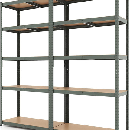 Goplus 5 Tier Adjustable Garage Shelving Unit,2000 lbs Max Load, 35”W x 16”D x 71”H Multipurpose Organizing Shelf for Warehouse, Shed, Pantry