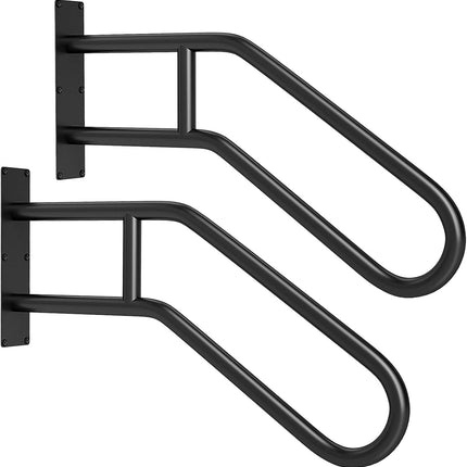Goplus Heavy-Duty Non-Slip Wall Mount Stair Hand Railing Grab Bar