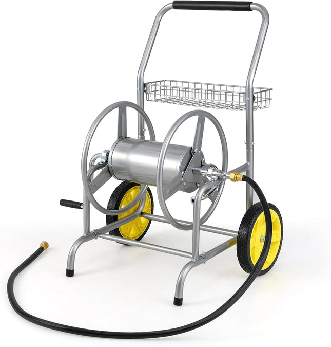 Goplus 230 FT of 5/8" Large Capacity Garden Hose Reel Cart