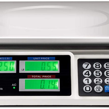 66 LB Digital Scale Price Computing Deli Electronic Counting Weight - GoplusUS
