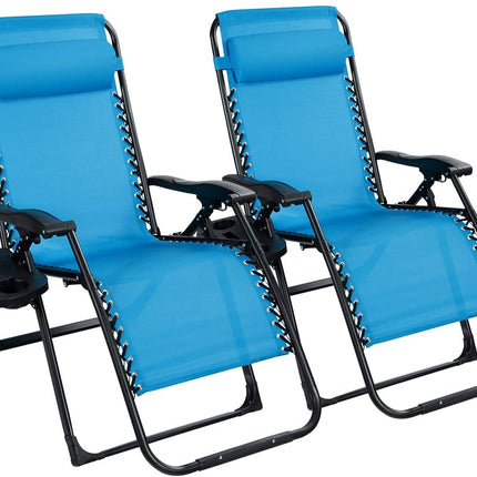 Zero Gravity Chair, 500-lb Capacity Oversized Recliner with Cup Holder