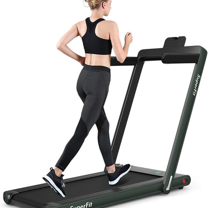 Goplus 2 in 1 Under Desk Treadmill, Green
