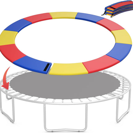Goplus Trampoline Pad Replacement No Holes for Poles