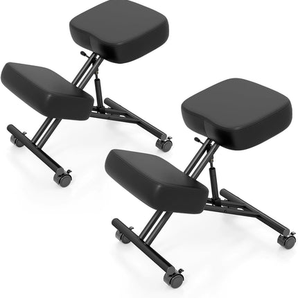 Goplus Kneeling Chair w/Adjustable Height & Thickened Sponge Cushion