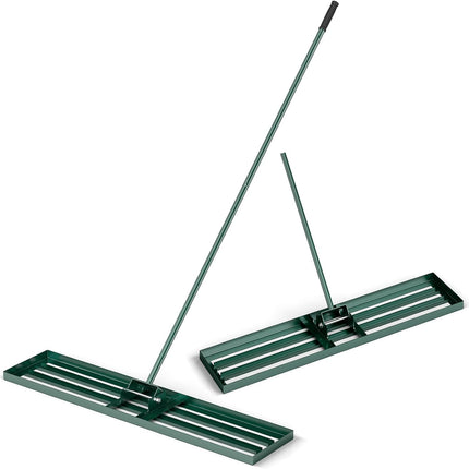 Goplus 46" x 10" Heavy Duty Level Lawn Tool w/ Ergonomic Handle for Soil