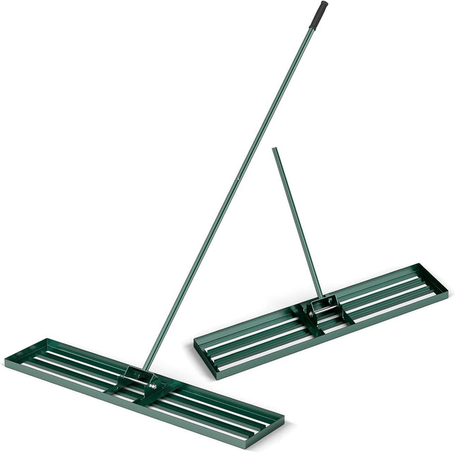 Goplus 46" x 10" Heavy Duty Level Lawn Tool w/ Ergonomic Handle for Soil