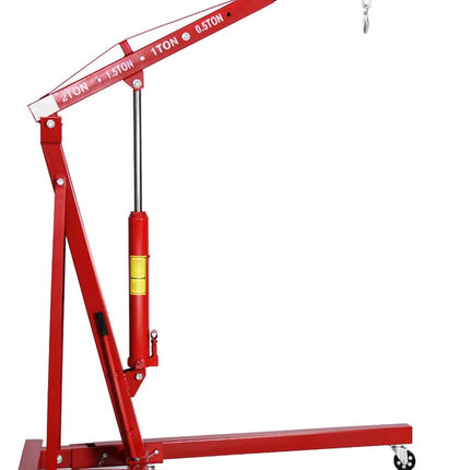2 Ton Folding Engine Hoist Cherry Picker Shop Crane Hoist Lift - GoplusUS