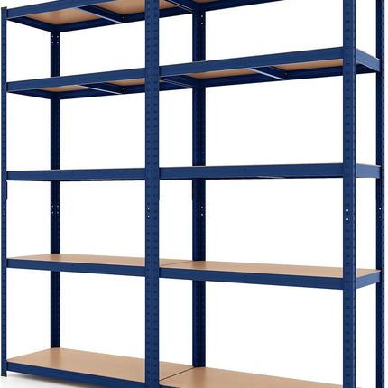 Goplus 5 Tier Adjustable Garage Shelving Unit,2000 lbs Max Load, 35”W x 16”D x 71”H Multipurpose Organizing Shelf for Warehouse, Shed, Pantry