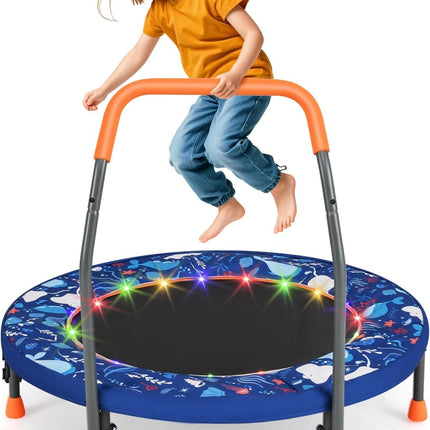 Goplus 36'' Foldable Toddler Trampoline for Kids