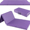 Folding Tumbling Mat with Carry Handles, Hook & Loop Fasteners - Goplus