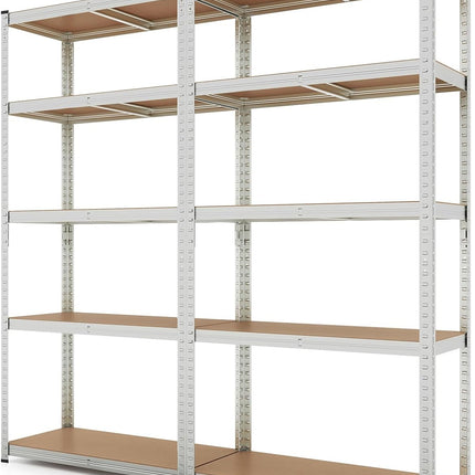 Goplus 5 Tier Adjustable Garage Shelving Unit,2000 lbs Max Load, 35”W x 16”D x 71”H Multipurpose Organizing Shelf for Warehouse, Shed, Pantry