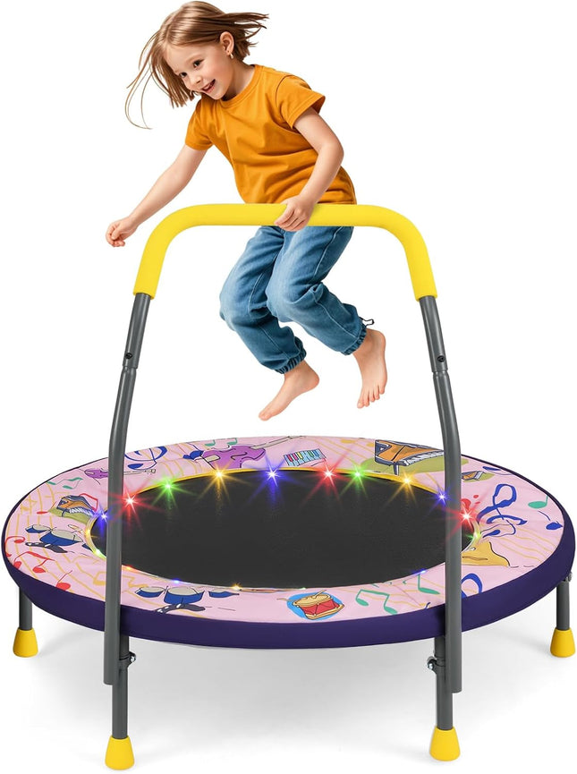 Goplus 36'' Foldable Toddler Trampoline for Kids