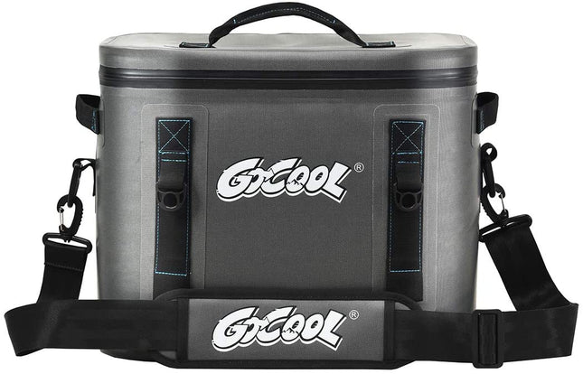 30-Can Portable Cooler Bag, Insulated Soft Camping Cooler - GoplusUS
