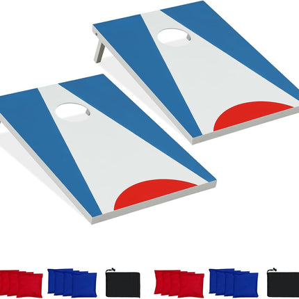 Goplus 3 x 2FT Cornhole Board Set with 8 Bean Bags