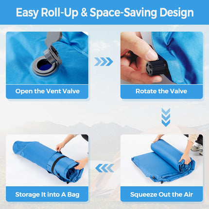 Camping Sleeping Pad Foam, Self-Inflating Camping Mat - GoplusUS