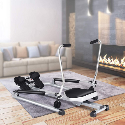 Goplus Hydraulic Rowing Machine Rower with LCD Monitor - GoplusUS
