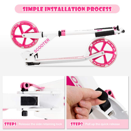 Folding Kick Scooter for Kids and Teens - GoplusUS