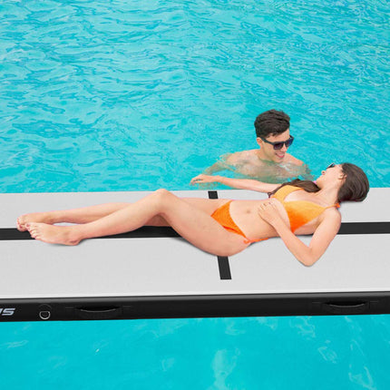 10ft Inflatable Air Gymnastic Mat - GoplusUS
