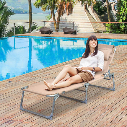 Adjustable Chaise Lounge Chair Recliner - GoplusUS