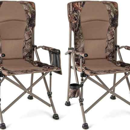 Goplus 400 LBS Support Lawn Chair with Armrests with Covers
