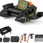 Green / With Fish Finder Holder Rod + Rack Basket