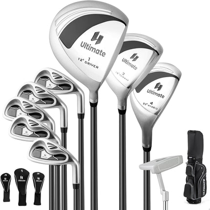 Goplus Complete Golf Club Set for Women, 9 Pieces Golf Clubs with Cart Bag