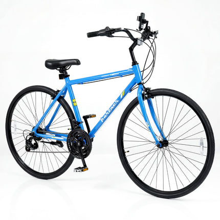 Goplus Hybrid Bike 18-Speed 700C Urban Commuter Bicycle with Shimano Drivetrain