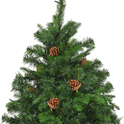 Pre-Lit Artificial Christmas Tree Premium Spruce Hinged Tree with 540 LED Lights