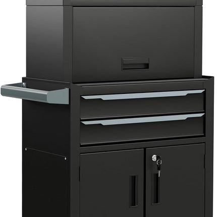 Goplus Tool Chest, 6 Drawers Extra Large Rolling Too Storage Cabinet with 4” Universal Lockable Wheels