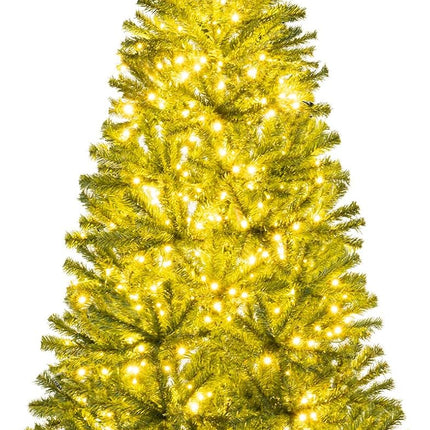 Goplus Pre-Lit Remote Control Artificial Christmas Tree Home Office Holiday Decoration