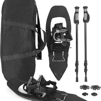 Goplus 25 Inches Snow Shoes for Men Women Youth Kids | Light Weight Aluminum Terrain Snowshoes