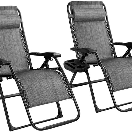 Zero Gravity Chair, 500-lb Capacity Oversized Recliner with Cup Holder
