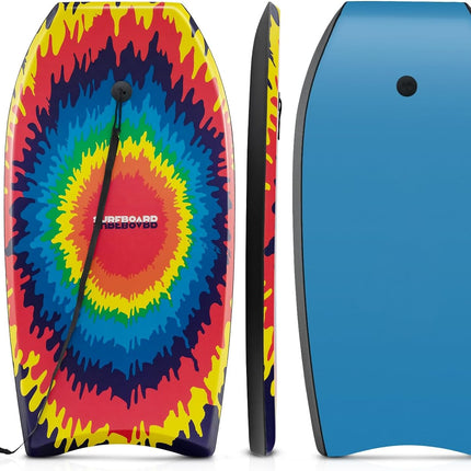 Goplus Boogie Boards for Beach, 33"/37"/41" Lightweight Body Board, Bodyboard for Kids Adults Surfing