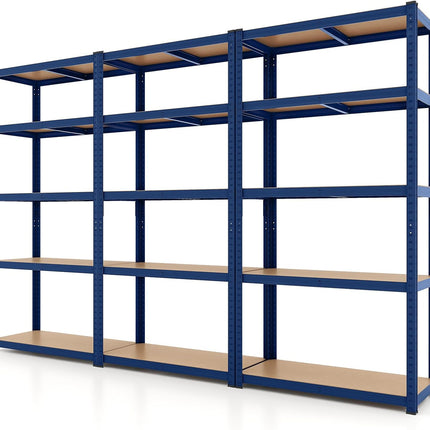 Goplus 5 Tier Adjustable Garage Shelving Unit,2000 lbs Max Load, 35”W x 16”D x 71”H Multipurpose Organizing Shelf for Warehouse, Shed, Pantry